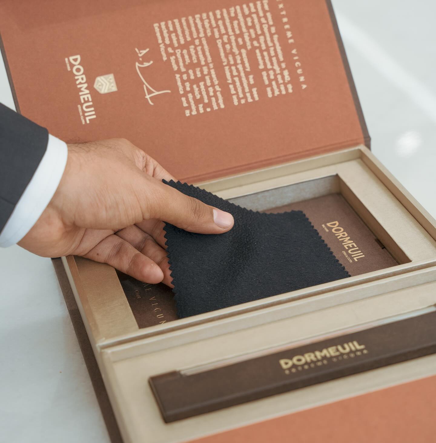 Dormeuil tailoring selection