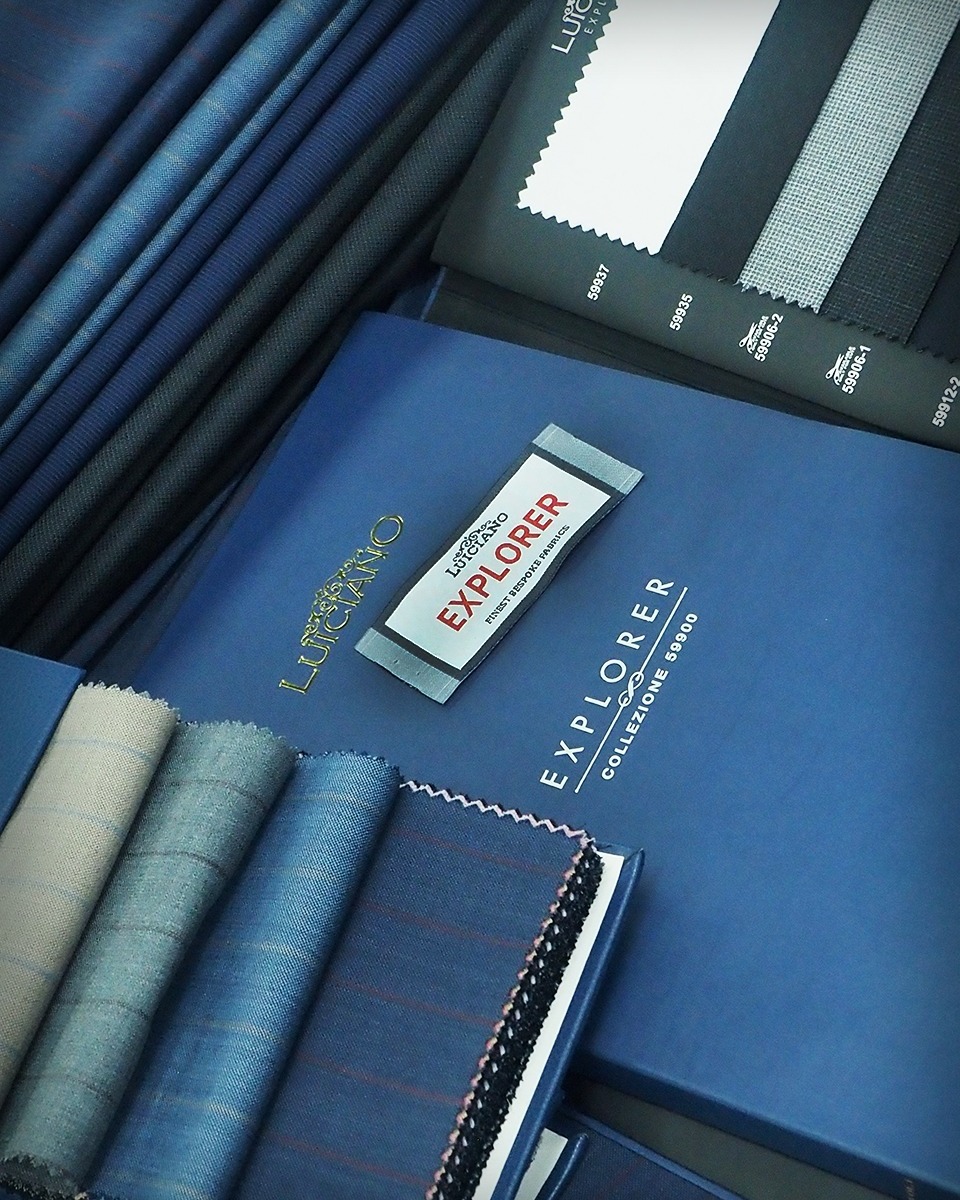 أقمشة لوتشيانو إيطاليا الرجالية الفاخرة